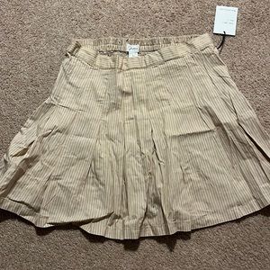 NWT - Japna Striped pleated skirt